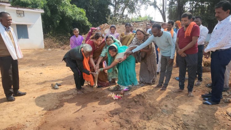 *जिला पंचायत अध्यक्ष द्वारा ग्राम खरदी को मिली विकास कार्यों की सौगात *