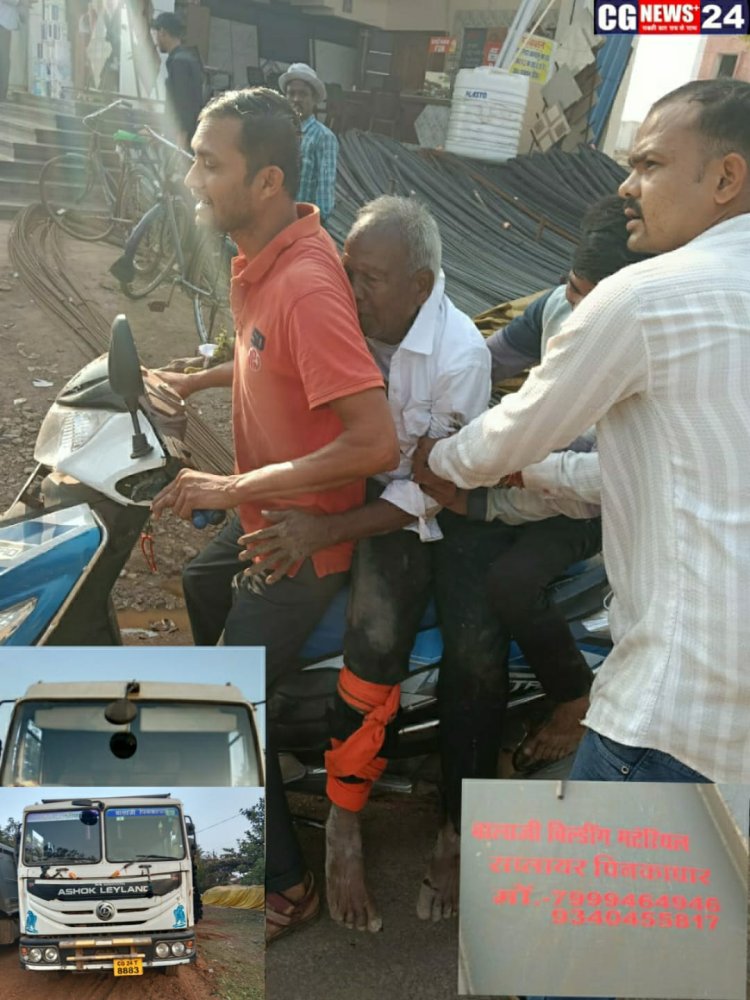 डंपर की चपेट से मौके पर ही हुई युवक की दर्दनाक मौत दूसरे चौक पर एक वृद्ध घायल 