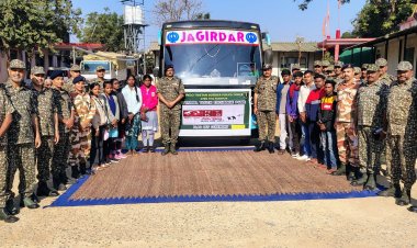 *आइटीबीपी द्वारा छात्रों को भोपाल शैक्षणिक भ्रमण हेतु किया रवाना*