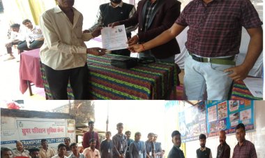 देवरी बंगला में लर्निंग ड्राविंग लाइसेंस शिविर में 73 लाभान्वित 