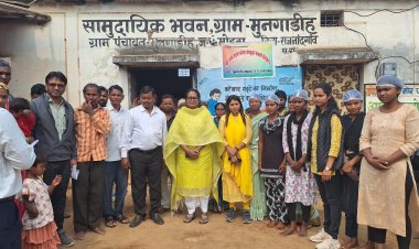 *(RDP)कलेक्टर समेत प्रशासनिक अधिकारियों का दल रहा ग्राम मुनगाडीह,बिरझुटोला व सोमाटोला क्षेत्र के दौरे पर*