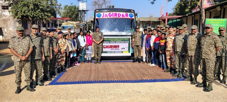 *आइटीबीपी द्वारा छात्रों को भोपाल शैक्षणिक भ्रमण हेतु किया रवाना*