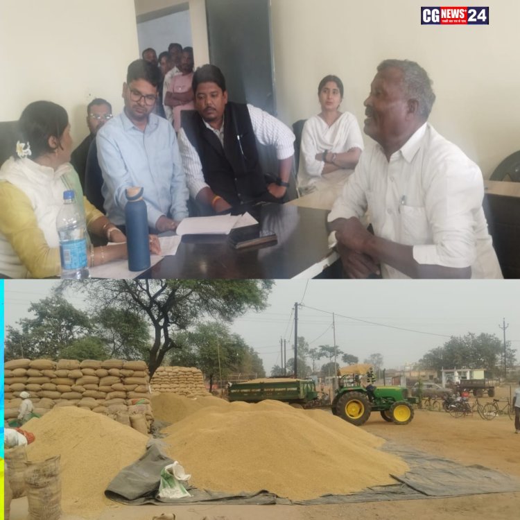 लिमिट कम होने से बचे धान को बेचने नहीं मिल रहा टोकन किसान भड़के और धरना के लिए हुए मजबूर