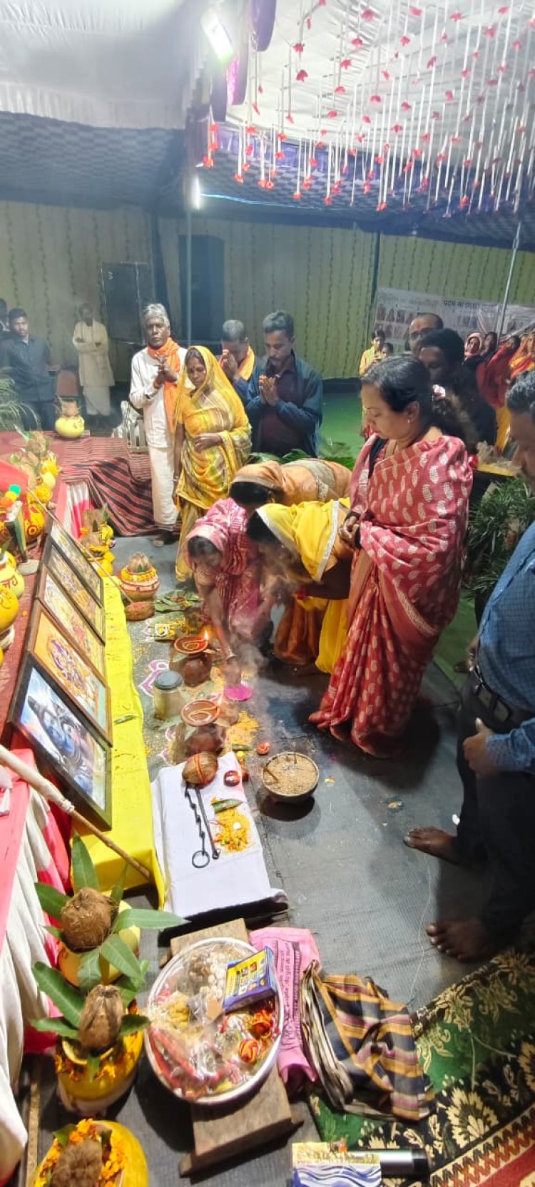 *ग्राम ढारनी में दो दिवसीय मानस गान प्रतियोगिता के शुभारंभ में उपस्थिति रही जिला पंचायत अध्यक्ष*