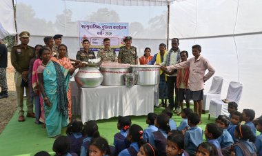 *पुलिस महानिरीक्षक राजनांदगांव रेंज, बालाजी राव रहे MMAC जिले के के दौरे पर*