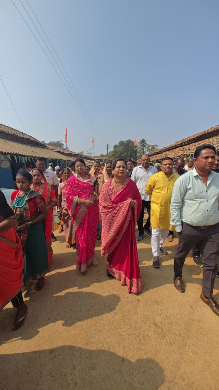 *जिला पंचायत अध्यक्ष रही औंधी क्षेत्र के दौरे पर, चिचवाही व जामडी में रामायण कार्यक्रम में हुई सम्मिलित*