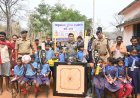 *सामुदायिक पुलिसिंग के तहत जालवाही में, ग्रामीणों से संवाद एवं बच्चों को खेल सामग्री का किया गया वितरण*