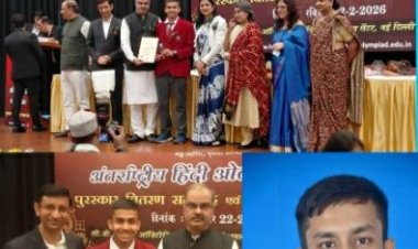 सूर्यांश साहू ने अंतरराष्ट्रीय हिंदी ओलिम्पियाड में अंतरराष्ट्रीय स्तर पर 7वां स्थान प्राप्त कर विद्यालय एवं प्रदेश का नाम गौरवान्वित किया है।