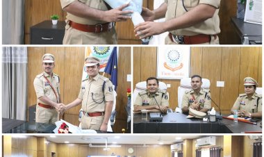 *बालोद जिले के नवपदस्थ पुलिस कप्तान किरण गंगाराम चव्हाण (भा.पु.से.) ने संभाला पदभार।*